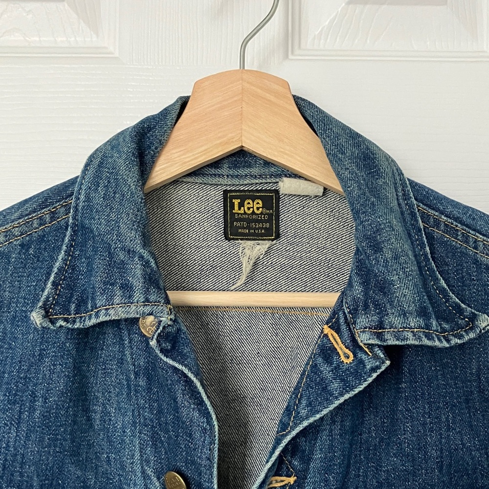 Vintage 70s/80s Lee Denim Sanforized Jacket, Made in USA, Men’s Small
